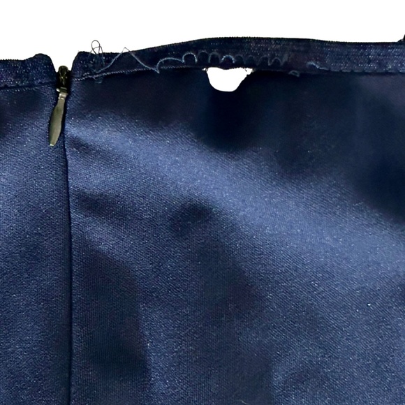 NWT Missguided Strapless Maxi Dress in Navy, Size 8 - Picture 9 of 11